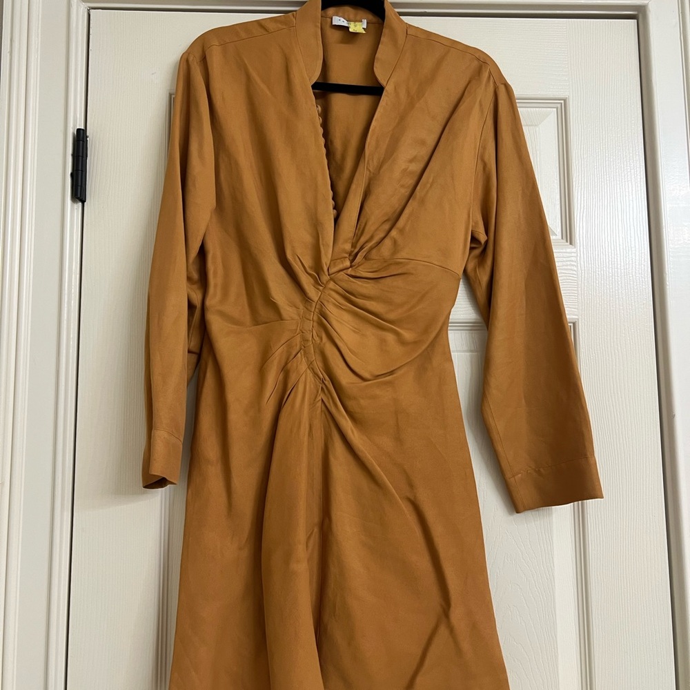 Elegant Sandro Tan Dress